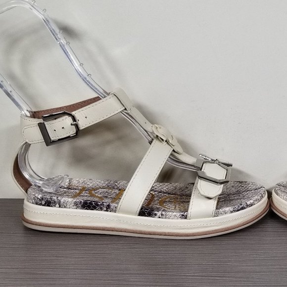 Louise et Cie Aventi Gladiator Sandal, Off White Leather, Womens Size 6 M / 36.5 - Picture 7 of 14